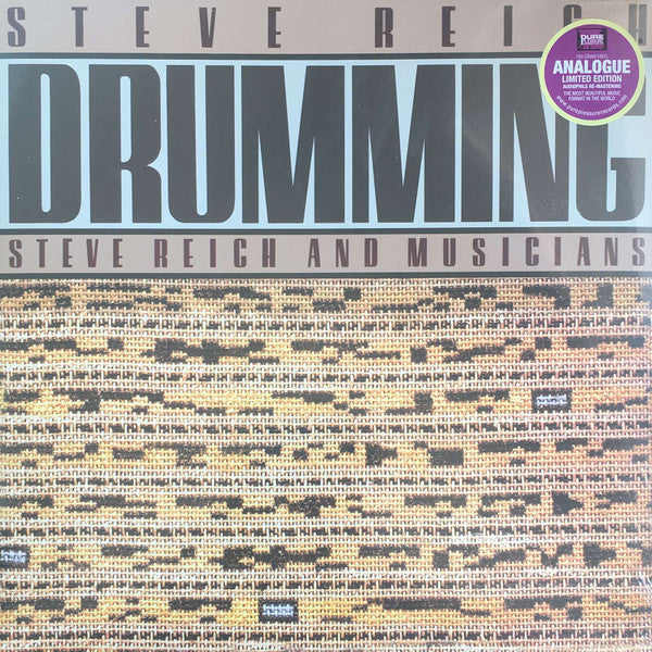 Steve Reich, Steve Reich And Musicians : Drumming (LP, Ltd, RE, RM)