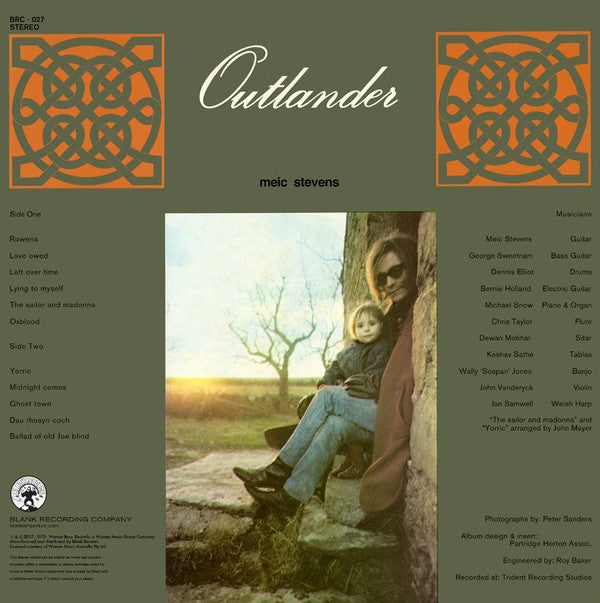 Meic Stevens : Outlander (LP, Ltd, RE)