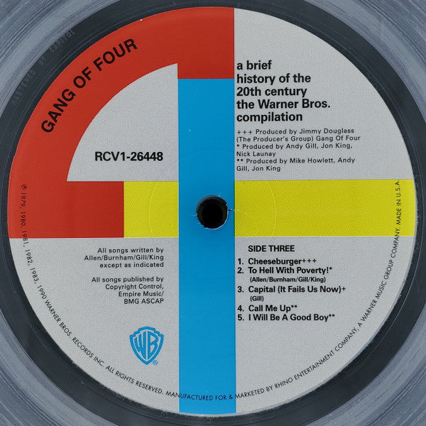 Gang Of Four : A Brief History Of The Twentieth Century (2xLP, Comp, RE, Cle)
