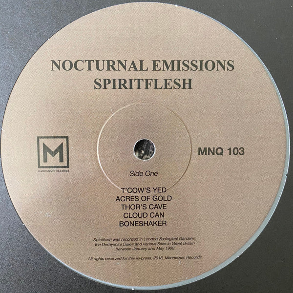 Nocturnal Emissions : Spiritflesh (LP, Album, Ltd, RE, Gre)