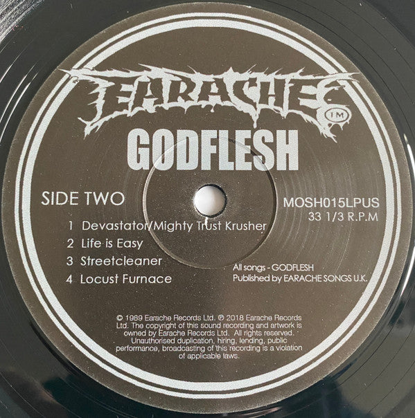 Godflesh : Streetcleaner (LP, Album, RE)