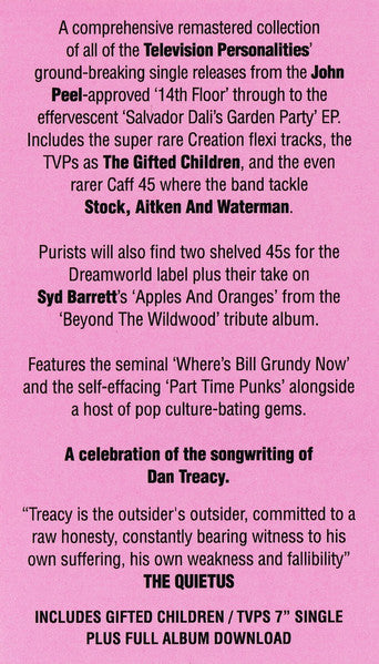 Television Personalities : Some Kind Of Happening Singles 1978-1989 (2xLP, RSD, Comp, RM + 7", Comp, RM)