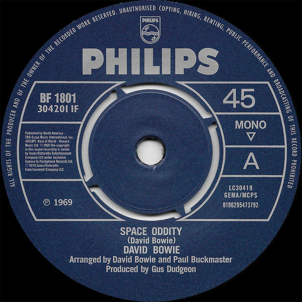 David Bowie : Space Oddity (Box, 50t + 7", Single, Mono + 7", Single)