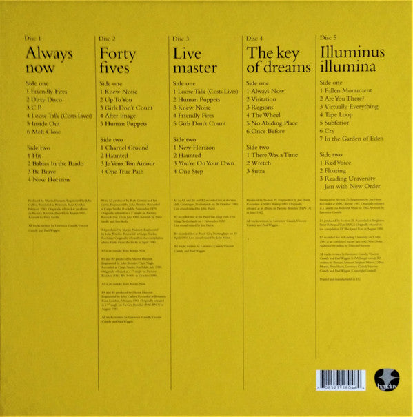 Section 25 : Always Now (LP, Album, RE + LP, Comp, RE, Cle + LP, Album, Yel)