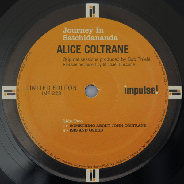 Alice Coltrane : Journey In Satchidananda (LP, Album, Ltd, RE, Gat)