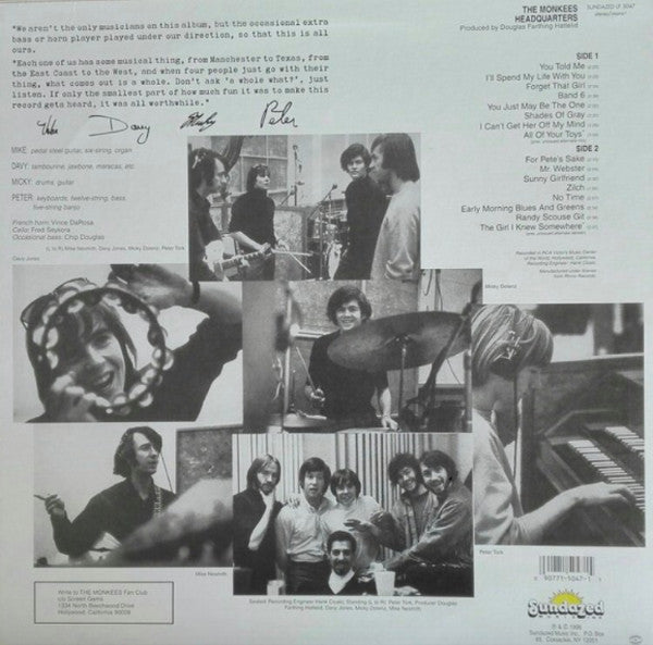The Monkees : Headquarters (LP, Album, RE)