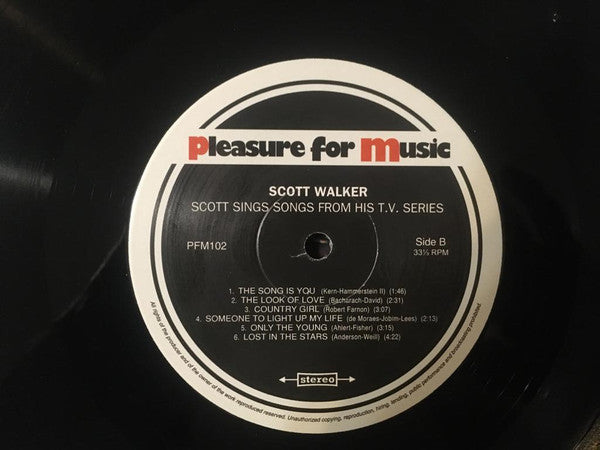Scott Walker : Scott Sings Songs From His T.V. Series (LP, Album, RE, Gat)