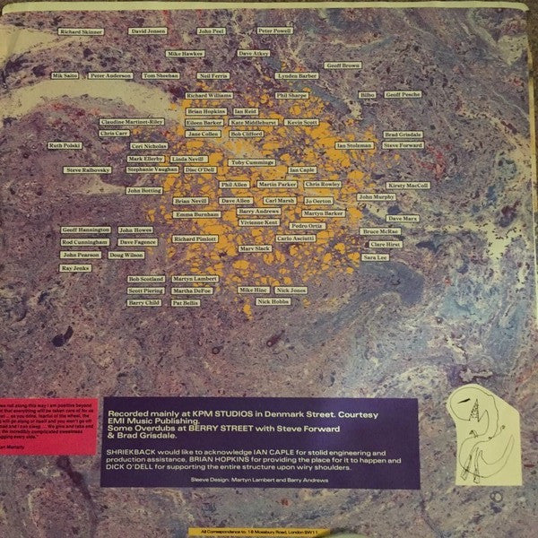 Shriekback : Care (LP, Album)