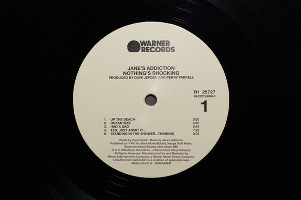 Jane's Addiction : Nothing's Shocking (LP, Album, RE, RP, 180)