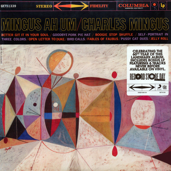 Charles Mingus : Mingus Ah Um (LP, Album, RE + LP, Comp + RSD, Dlx, Ltd, RM)