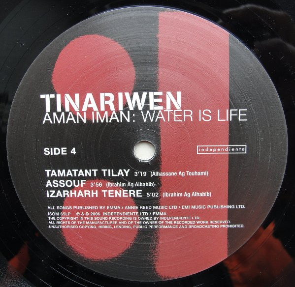 Tinariwen : Aman Iman: Water Is Life (2xLP, Album)