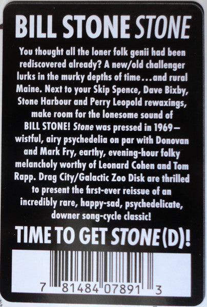 Bill Stone (10) : Stone (LP, Album, RE)