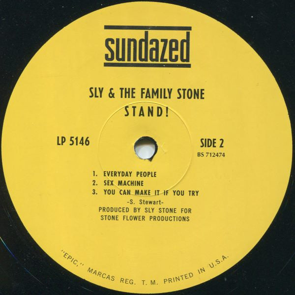 Sly & The Family Stone : Stand! (LP, Album, RE, Gat)