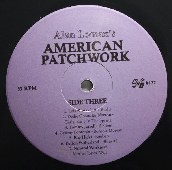 Various : Alan Lomax's American Patchwork (2xLP, Comp)