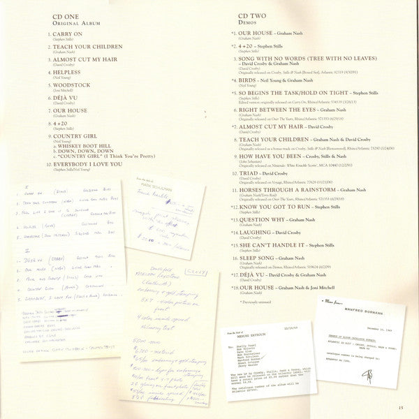 Crosby, Stills, Nash & Young : Déjà Vu (LP, Album, RE, RM + CD, Album, RE, RM + 3xCD + Box)