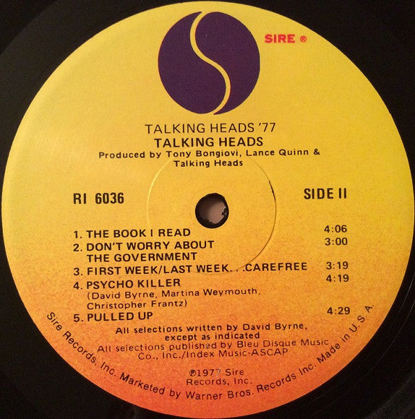 Talking Heads : Talking Heads: 77 (LP, Album, RE, 180)