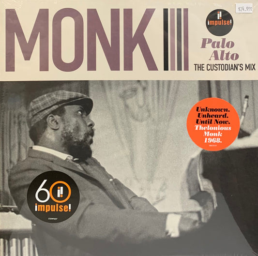 Thelonious Monk : Palo Alto: The Custodian's Mix (LP, Album, RSD, Ltd, Gat)