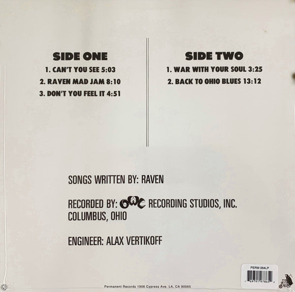 Raven (17) : Back To Ohio Blues (LP, Album, RSD, Ltd, RE)