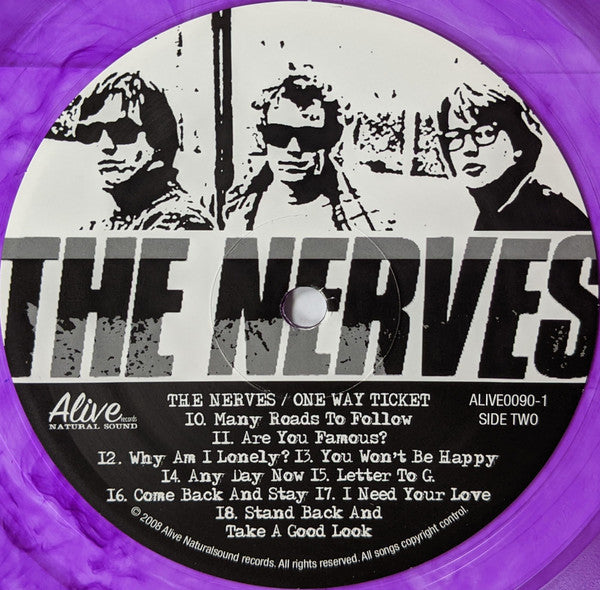 The Nerves : One Way Ticket (LP, Comp, RP, Pur)