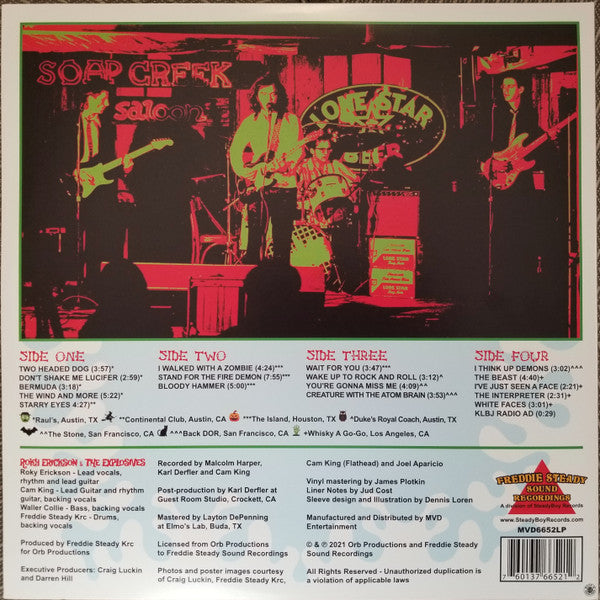Roky Erickson And The Explosives : Halloween (LP, Ora + LP, Red)