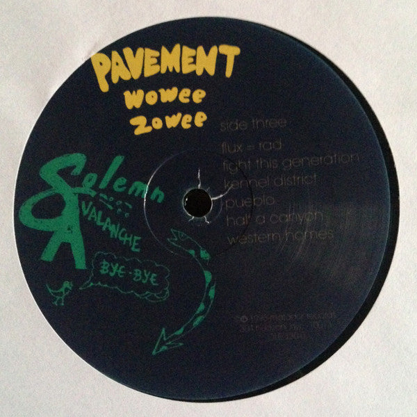 Pavement : Wowee Zowee (LP + LP, S/Sided + Album, RE)