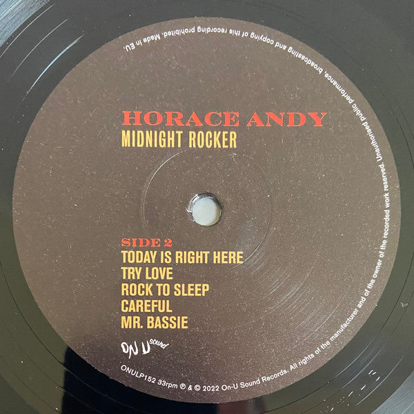 Horace Andy : Midnight Rocker (LP, Album)