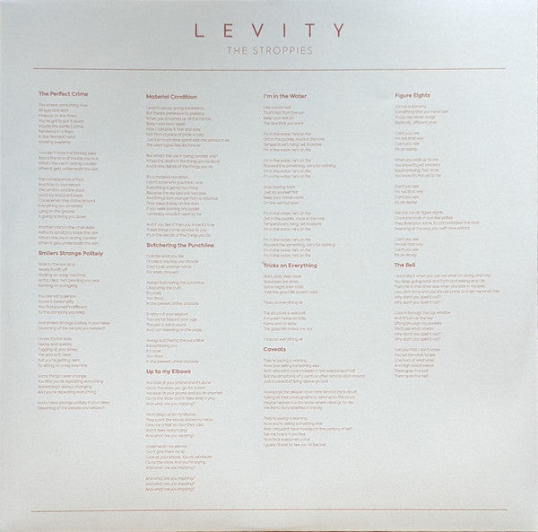 The Stroppies : Levity (LP)