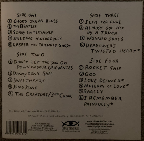 Daniel Johnston : Yip / Jump Music (2xLP, RE, RM, Gat)