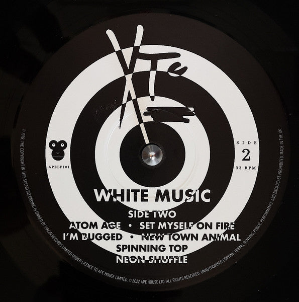 XTC : White Music (LP, Album, RE, 200)