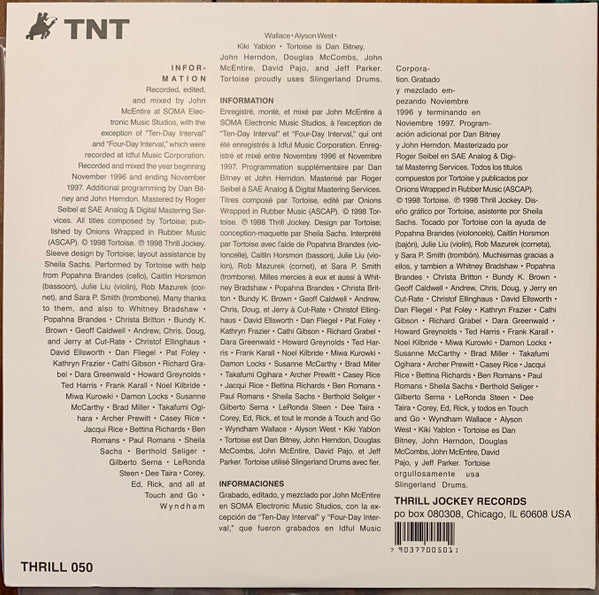 Tortoise : TNT (2xLP, Album, Ltd, RE, Opa)