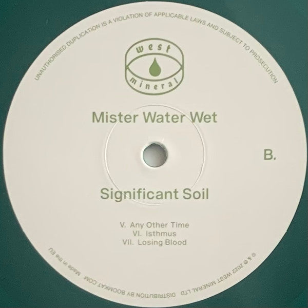 Mister Water Wet : Significant Soil (LP, Album, Gre)