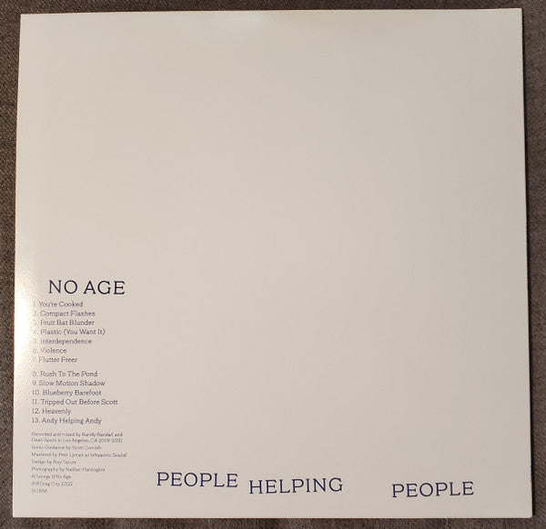 No Age : People Helping People (LP, Album, 180)