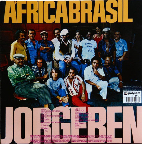 Jorge Ben : África Brasil (LP, Album, RE)