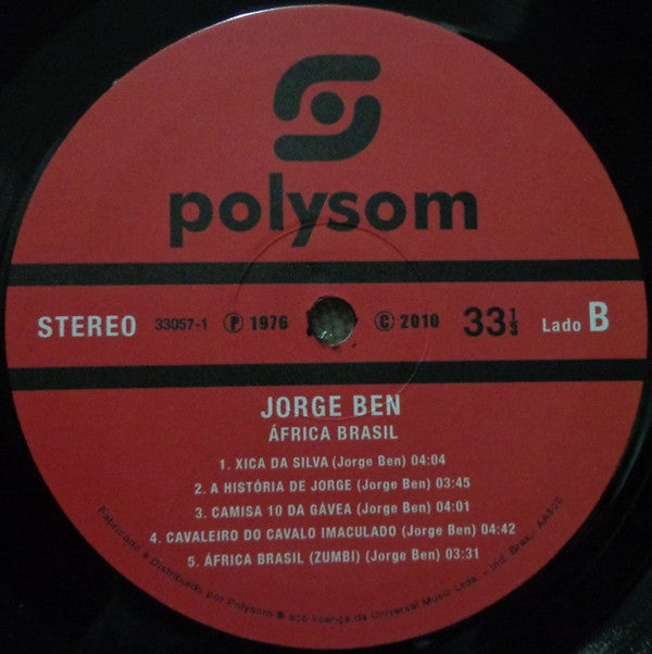Jorge Ben : África Brasil (LP, Album, RE)