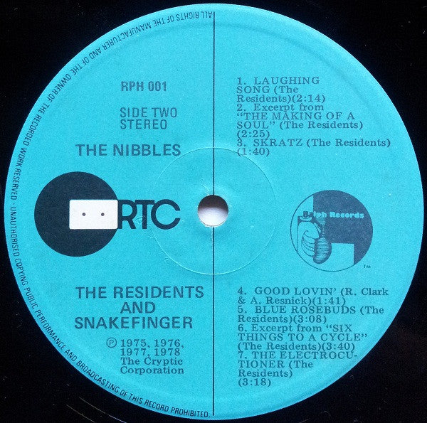 The Residents : Nibbles (LP, Comp)