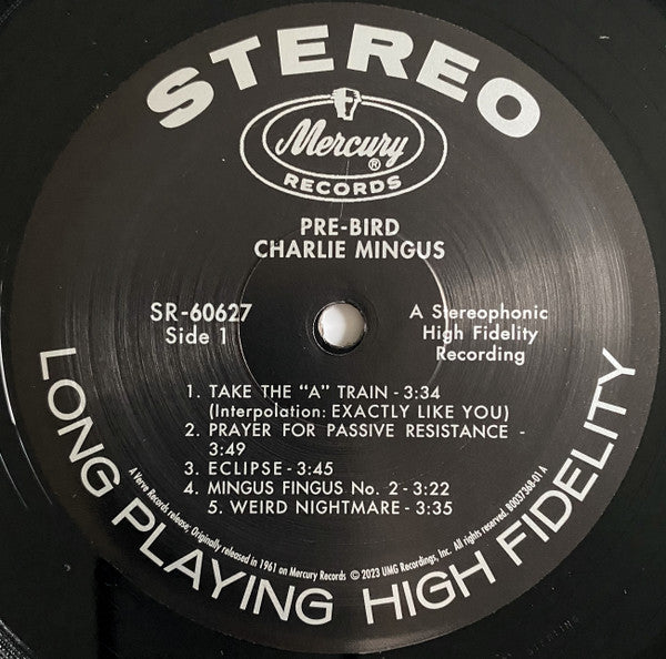 Charlie Mingus* : Pre-Bird (LP, Album, RE, 180)