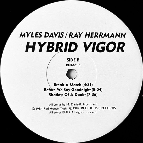 Myles Davis / Ray Hermann : Hybrid Vigor (LP, Album)