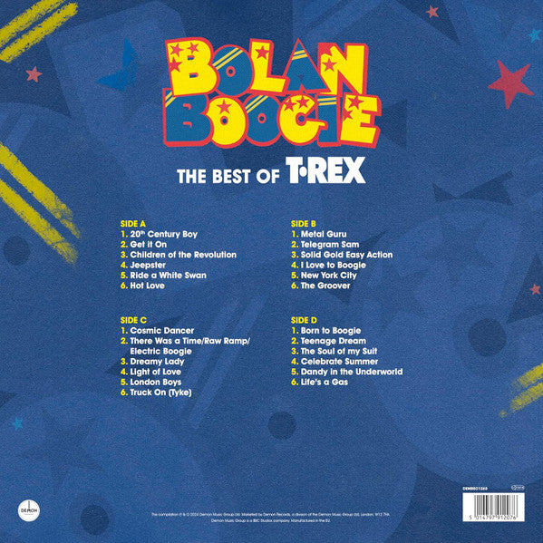 T•Rex* : Bolan Boogie: The Best Of T•Rex (2xLP, Comp)