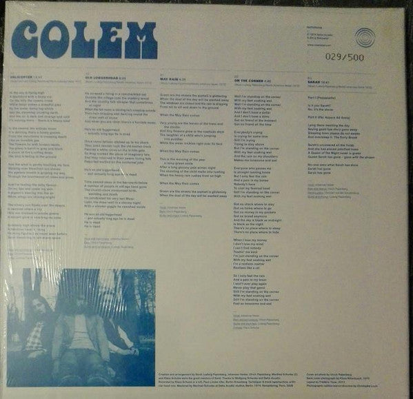 Sand (2) : Golem (LP, Album, Ltd, RE, RP)