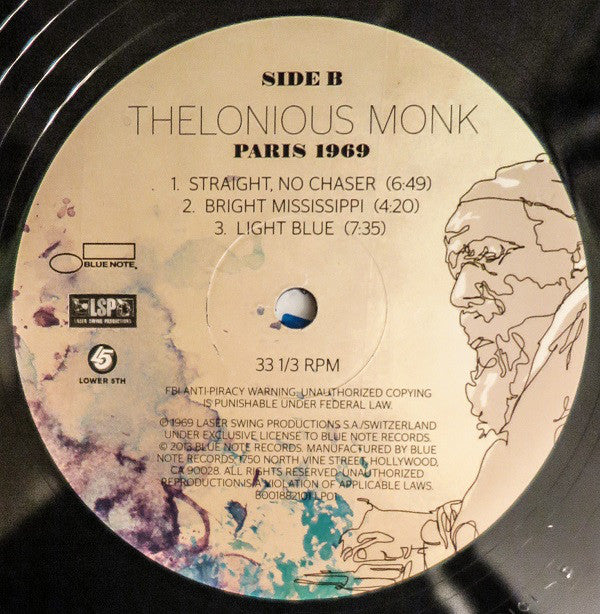 Thelonious Monk : Paris 1969 (2xLP, Album)