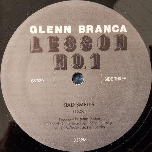 Glenn Branca : Lesson No. 1 (12", EP, RE + 12", S/Sided)