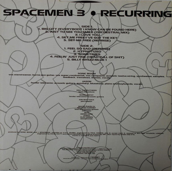 Spacemen 3 : Recurring (LP, Album, Ltd)