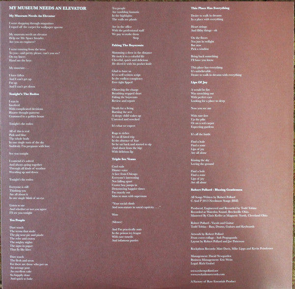 Robert Pollard : Blazing Gentlemen (LP, Album)