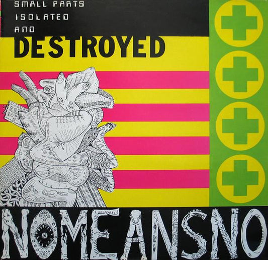 Nomeansno : The Day Everything Became Isolated And Destroyed (LP, Pur + LP, Gre + Comp, RE)