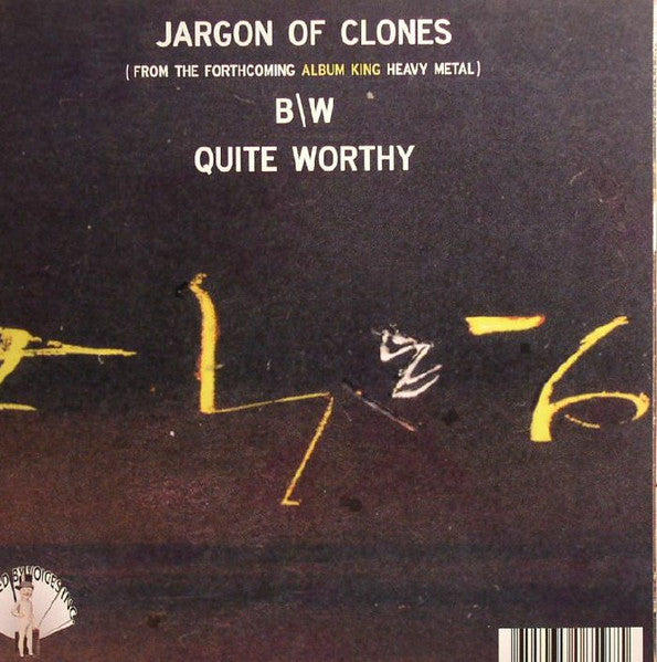 Ricked Wicky : Jargon Of Clones (7", Single, Yel)
