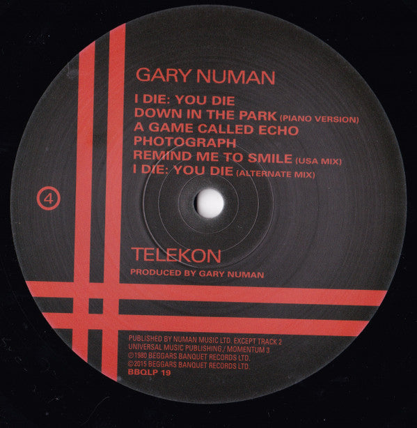 Gary Numan : Telekon (2xLP, Album, RE, Gat)