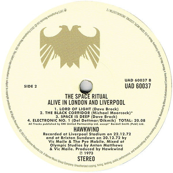 Hawkwind : Space Ritual (2xLP, Album, RE, 180)