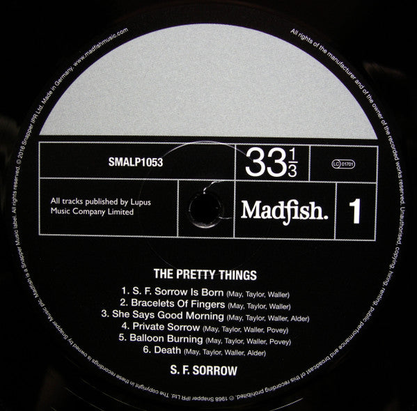 The Pretty Things : S. F. Sorrow (LP, Album, RE, RM, Gat)