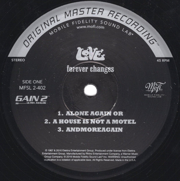 Love : Forever Changes (2x12", Album, Ltd, Num, RE, RM, S/Edition, 180)