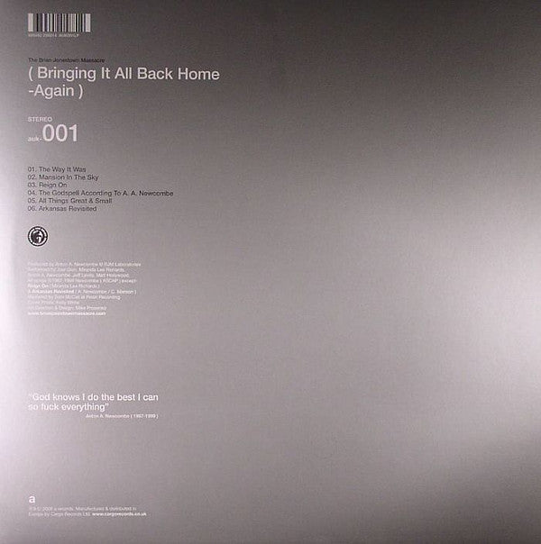 The Brian Jonestown Massacre : ( Bringing It All Back Home -Again ) (12", EP, RE, Cle)